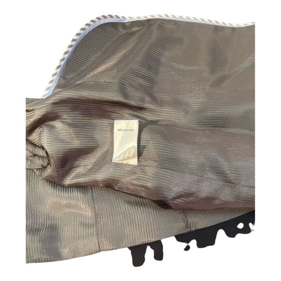 Banana Republic Women’s Black Wool Blazer long Sleeve Two Button Size 8P - Picture 7 of 14